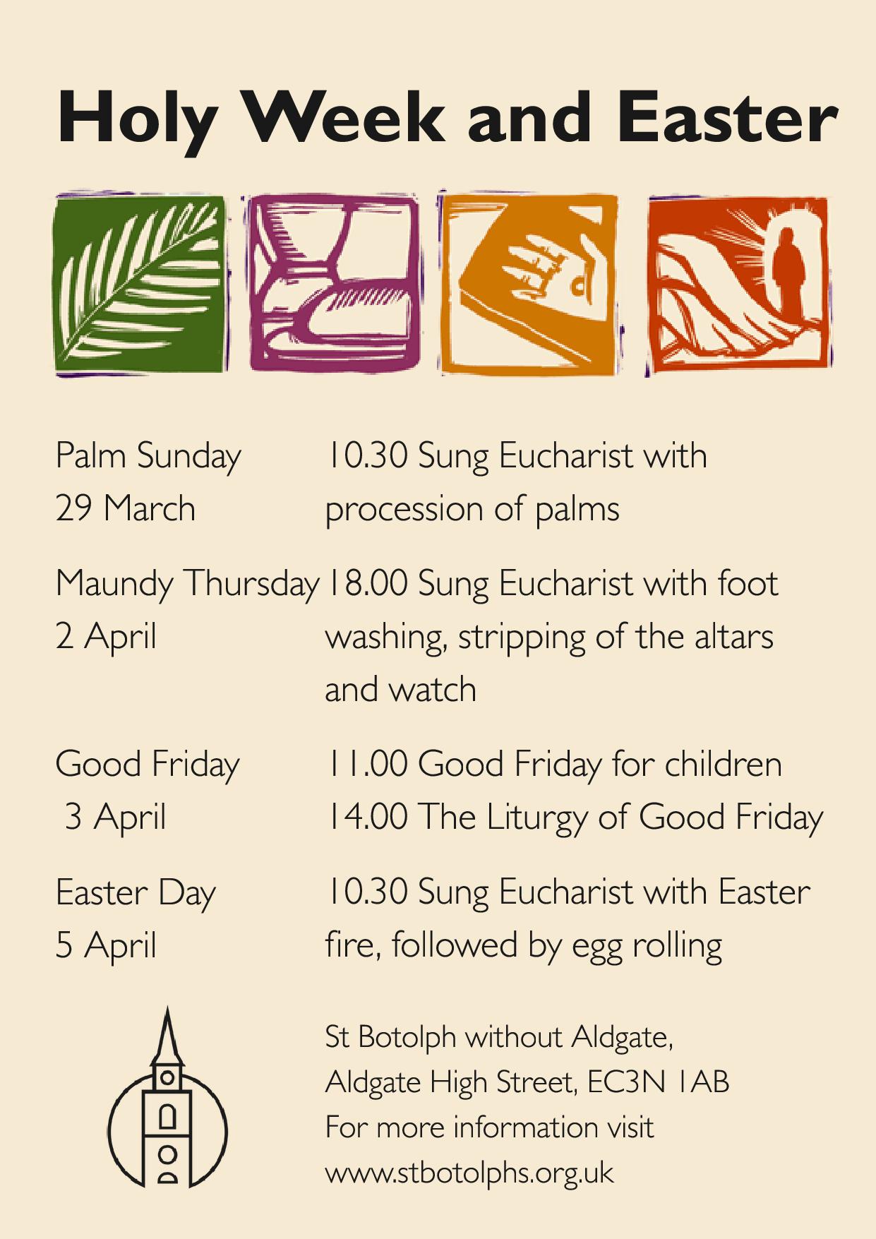 Holy Week Services